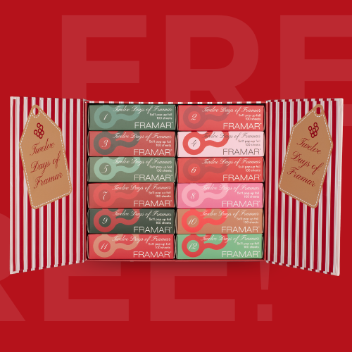Spend over $1000 on equipment to claim a free Framar advent calendar