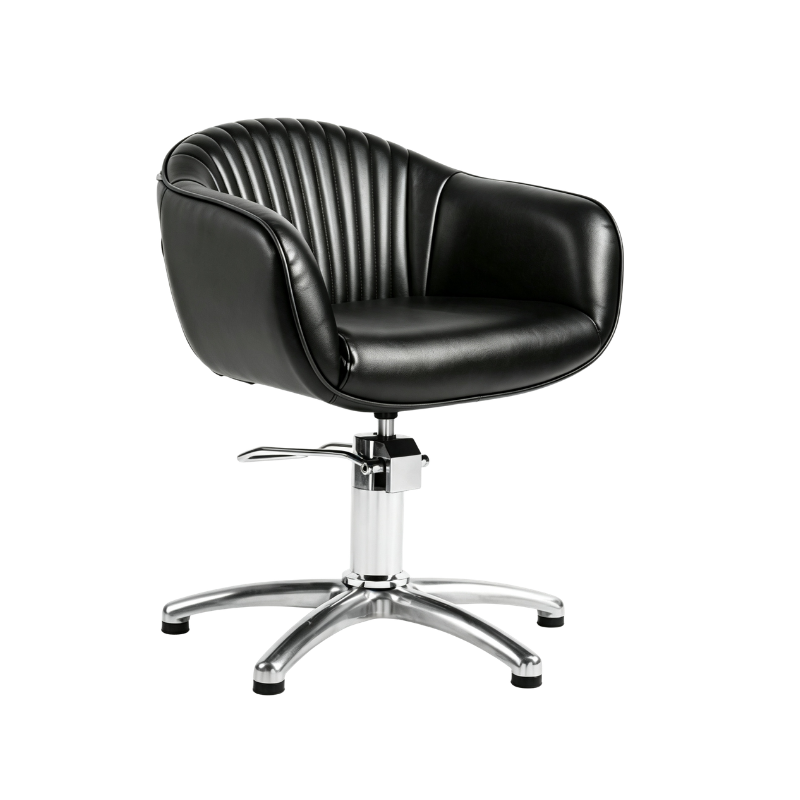 Apollo Styling Chair (5 Star Base) BLACK