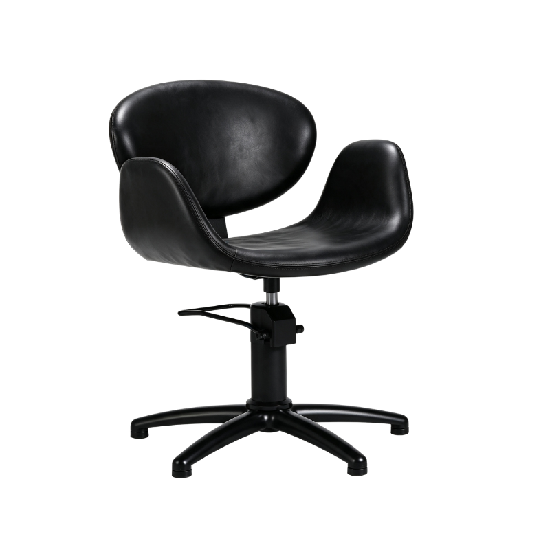 Mila Styling Chair (5 Star Base) BLACK