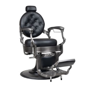 Reuben Barber Chair - Gun Metal