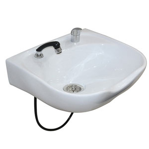Tasman Wall Hung Ceramic Basin - White Only