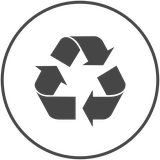 100% circular, sustainable, recyclable materials